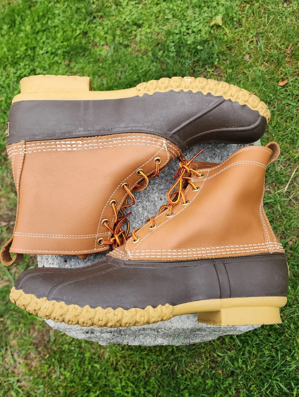 L.L. Bean Two-Tone Duck Boots Men's Size 12